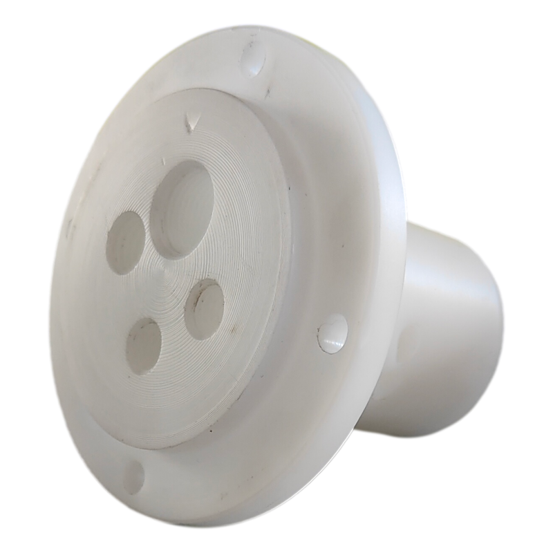 Distributing nipple for inlet head