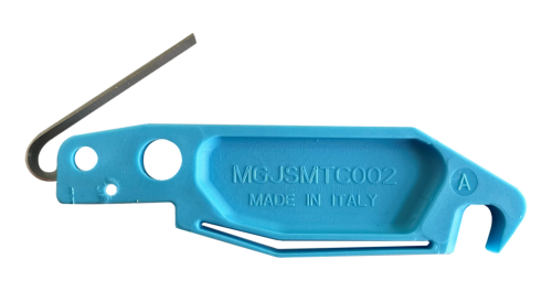 Driving dog light blue amortized