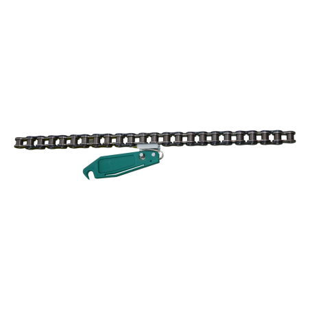 Complete chain with driving dog green and spring