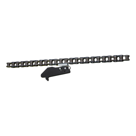 Complete chain with driving dog black and spring