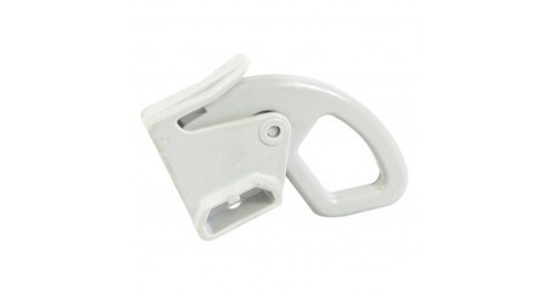 Long lever clamp for feeder