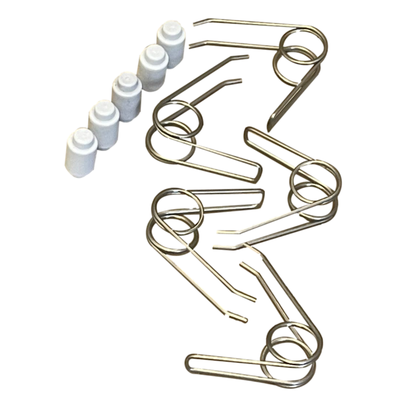 Assembly kit 5 springs + 5 pins