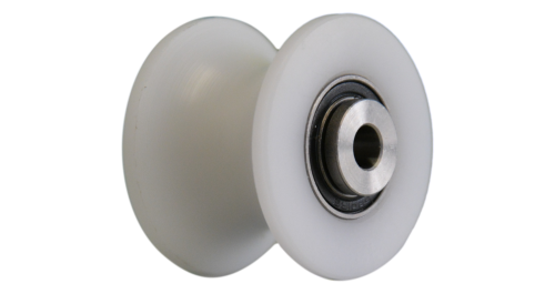 Pulley for running rail