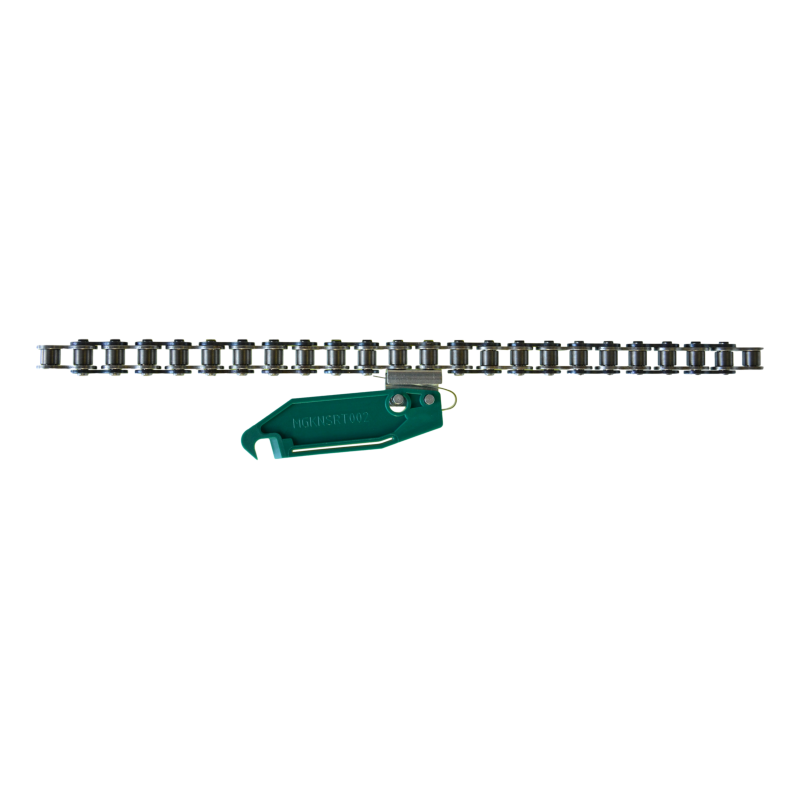 Complete chain driving dog green amortized and spring