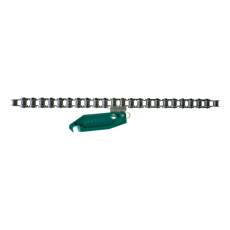 Complete chain driving dog green and spring