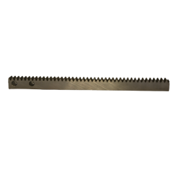 Toothed bar for flap