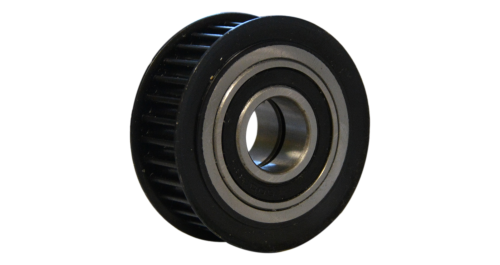 Idle pulley for clamp movement delay