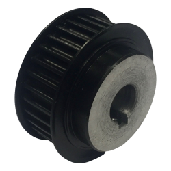 Clamp movement motor pulley
