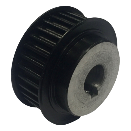 Clamp movement motor pulley