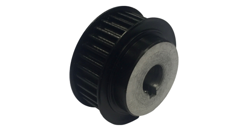 Clamp movement motor pulley