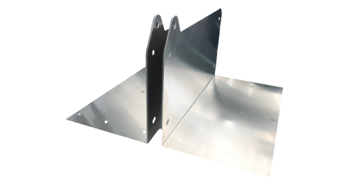 Aluminium plate left/right B0059780