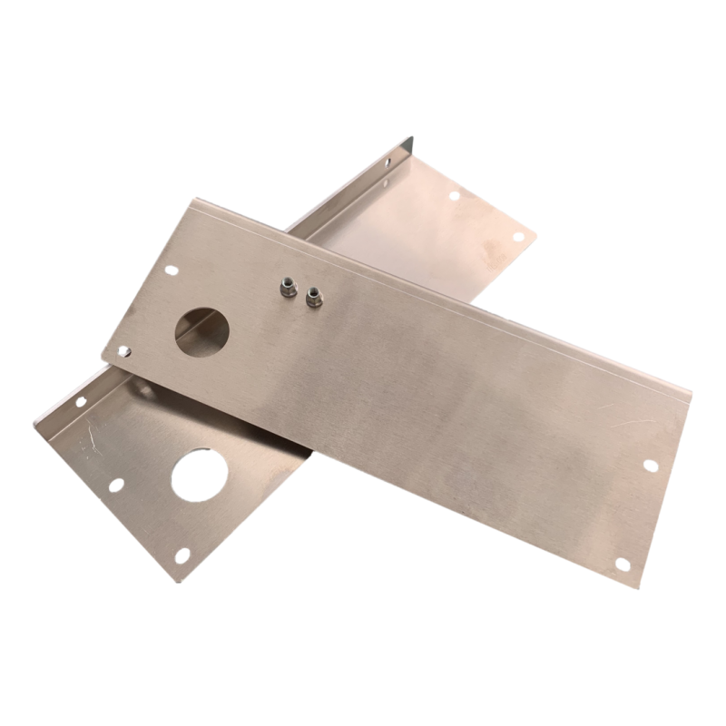 Aluminium plate left/right