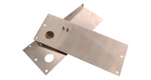 Aluminium plate left/right