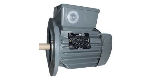 Motor for brush belt