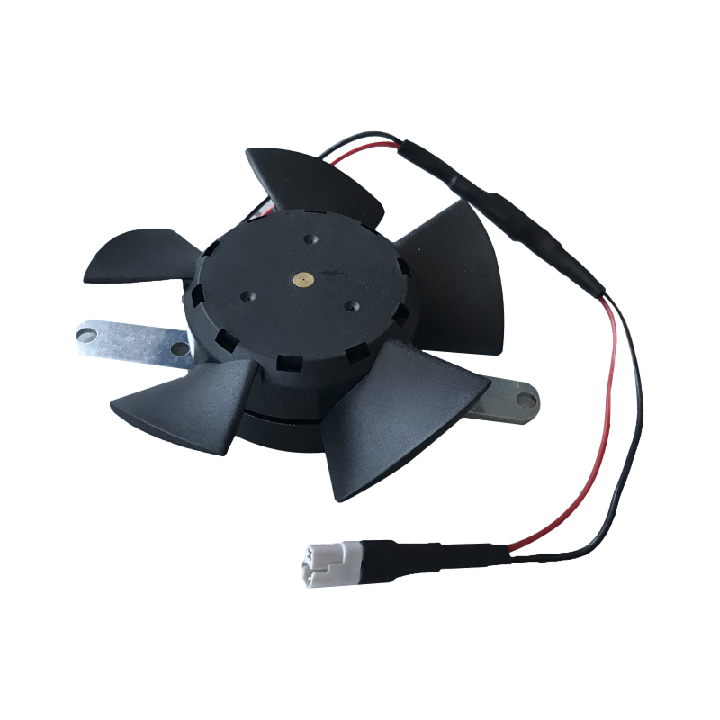 Cooling fan for motor clamp transport