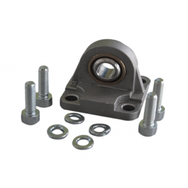 Male hinge with spherical bearing