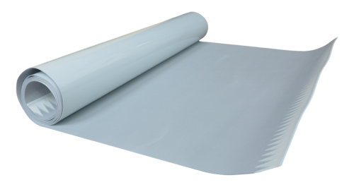 White rug black stainless steel joint