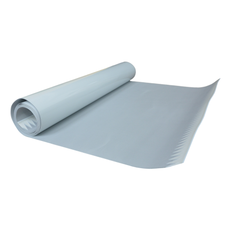 White rug black stainless steel joint