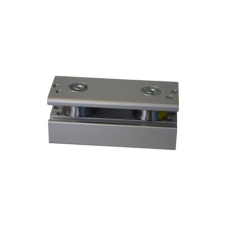 Double sliding unit for linen