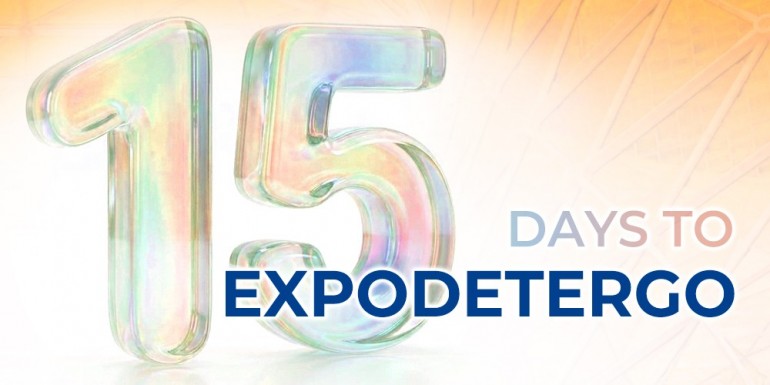 Only 15 days to go until Expodetergo!